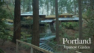 VLOG The most famous Japanese garden in the US I visited the Portland Japanese Garden [upl. by Atinuaj]