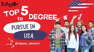 top 5 degree to pursue in USA for international student [upl. by Ltsyrk]