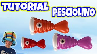 Palloncini modellabili Tutorial 49  Pesciolino  BalloonTwisting  Globoflexia 造型氣球  バルーンツイスト [upl. by Eizle]