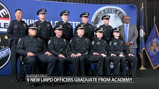 9 new officers graduate LMPD Academy [upl. by Doowrehs]