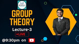 Group Theory  Lecture3 grouptheory iitjam csirnet gate [upl. by Penoyer]