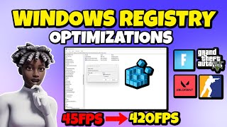 10 Registry Tweaks To Optimize Windows 1011 For Gaming  Maximum Performance 2024 [upl. by Zoellick288]