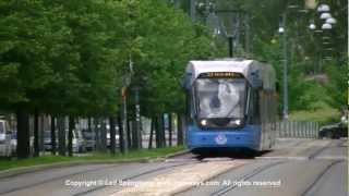 SL Tram Tvärbanan Sickla kaj Stockholm [upl. by Leirum]