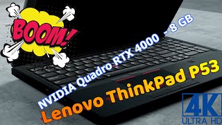 لاب توب اتش بي  ⚡  🔥  Lenovo ThinkPad P53  مواصفات  مراجعة كاملة  intel i79850H  Nvidia 8G [upl. by Urbanus948]