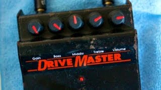 Marshall Drivemaster pedal  demo pt1 [upl. by Zohara106]