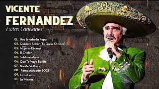 Vicente Fernandez rancheras mix  Vicente Fernandez Sus Canciones Romanticas viejitas [upl. by Rotciv]