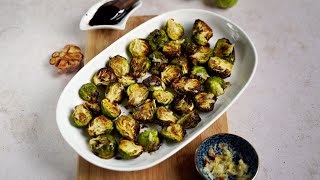 Crispy Air Fryer Brussels Sprouts [upl. by Cykana584]