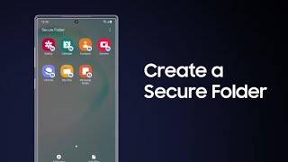 Secure Folder How to keep your documents secure  Samsung [upl. by Analli338]