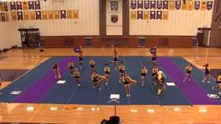 Elmira College Cheerleading PreNationals Routine [upl. by Kara-Lynn]