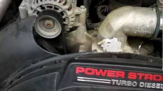 60 Powerstroke Egr Valve Removal [upl. by Ynattib]