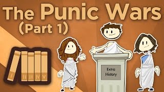 Rome The Punic Wars  The First Punic War  Extra History  Part 1 [upl. by Nodyl]