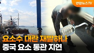 요소수 대란 재발하나…중국 요소 통관 지연  연합뉴스TV YonhapnewsTV [upl. by Rehotsirhc]