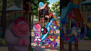 FNF Corruption Mario CatNap DogDay Among Us Gumball Pomni Embarrassment Brightney [upl. by Euqinamod520]