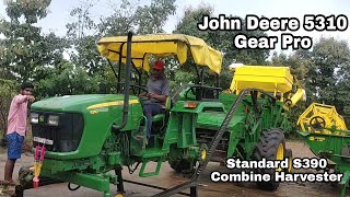 John Deere 5310 Tractor Fitting Standard S390 Harvester 2021 Model [upl. by Eem]