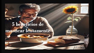 5 beneficios de masticar lentamente [upl. by Akcirehs]