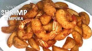 Shrimp Tempura  Simple Prawn Tempura Recipe [upl. by Ardnayek668]