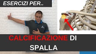 Hai una CALCIFICAZIONE ALLA SPALLA Prova i 3 ESERCIZI MIRATI [upl. by Briscoe]