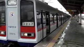 Jichuk Subway Station TrainsCold and Snowy Mountains [upl. by Nevil623]