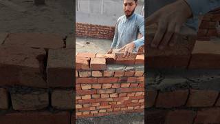 9 inch bricks wall design construction home walldesign hits [upl. by Eednyl]