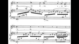 Chanson triste H Duparc Score Animation [upl. by Pillihpnhoj]