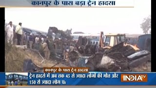 This is How Train no 19321 PatnaIndore Express Derailed near Kanpur [upl. by Ribaj]