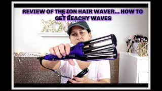 TRYING OUT THE ION TRIPLE BARREL HAIR WAVER  BEACH WAVES  WAVER REVIEW  JENNIES REVIEWS [upl. by Mariette]