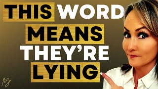 How to Know if The Narcissist is Lying One Word Changes It All [upl. by Niasuh]