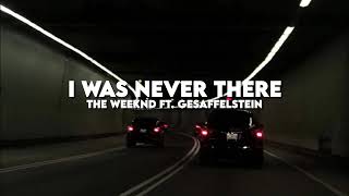 I Was Never There  The Weeknd ft Gesaffelstein slowed  reverb [upl. by Annahgiel]