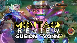 GUSION quotVONNquot MONTAGE  Mobile Legends Indonesia [upl. by Marba]