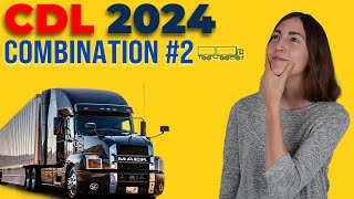 CDL Combination Test 2 2024 60 Questions with Explained Answers [upl. by Ennaus95]