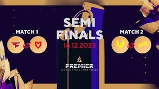 BLAST Premier World Final 2023 Semifinals FaZe Clan vs MOUZ Vitality vs NAVI [upl. by Aynat]