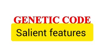 Genetic code Molecular Basis of Inheritance [upl. by Silera]