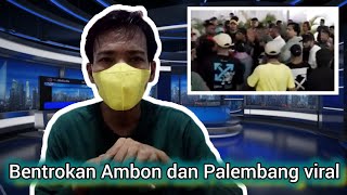 massa ambon vs palembang viral [upl. by Asinla]