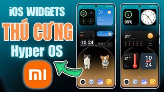 Mang iOS Widgets Thú Cưng Và Super Folder Lên Mọi Xiaomi [upl. by Ileane780]