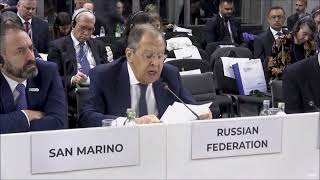 Lavrov questa OSCE non serve più a niente [upl. by Anpas]