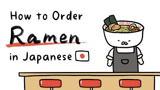 Ordering Ramen in Japanese  Conversation Practice [upl. by Lrae343]