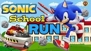 Sonic Back to School RUN  Sonic Brain Break  Sonic the Hedgehog Game  PhonicsMan Fitness [upl. by Xeno]