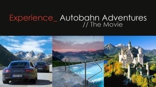 Luxury European Porsche Driving Tours  Autobahn Adventure [upl. by Elad667]