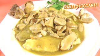 POLLO AI FUNGHI PORCINI Leggero e saporito • Ricetta di Pakitopiccante [upl. by Trebo631]