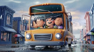 The Wheels on the Bus  Fun Nursery Rhyme for Kids  SingAlong Adventure [upl. by Laveen]