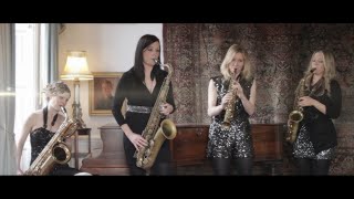 Moondance  Van Morrison for Saxophone Quartet Marici Saxes [upl. by Enyehc]