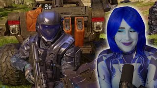 Funny dialogue in Halo 2 reaction plus Cortana cosplay [upl. by Enilegnave223]