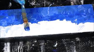 How to Paint Simple Expressionist Landscape  Super Fast and Easy Acrylic Painting Tutorial [upl. by Daniella155]