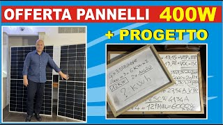 OFFERTA PANNELLI FOTOVOLTAICI E PROGETTO DI INSTALLAZIONE [upl. by Margie721]