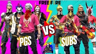 Free fire  Custom match  Epic comeback  Op gameplay  Plasmid Gaming Squad vs Subscribers [upl. by Cristiano]