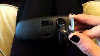 Removing rear view mirror button [upl. by Mackler577]