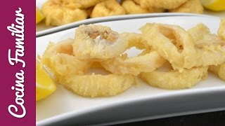 Como hacer calamares fritos a la andaluza Recetas para Navidad [upl. by Stevana]