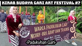 KIRAB BUDAYA GARI ART FESTIVAL 7  PADUKUHAN GARI [upl. by Anurag]