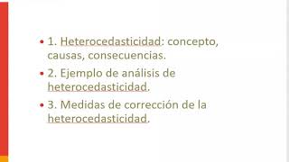 Heterocedasticidad 14 [upl. by Tower]