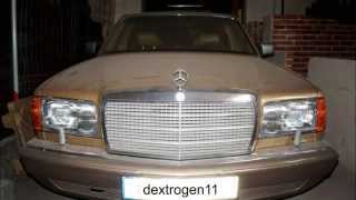 MercedesBenz 300 SDL TURBO  W126  DIESEL COLD START AFTER 6 MONTH [upl. by Lloyd]